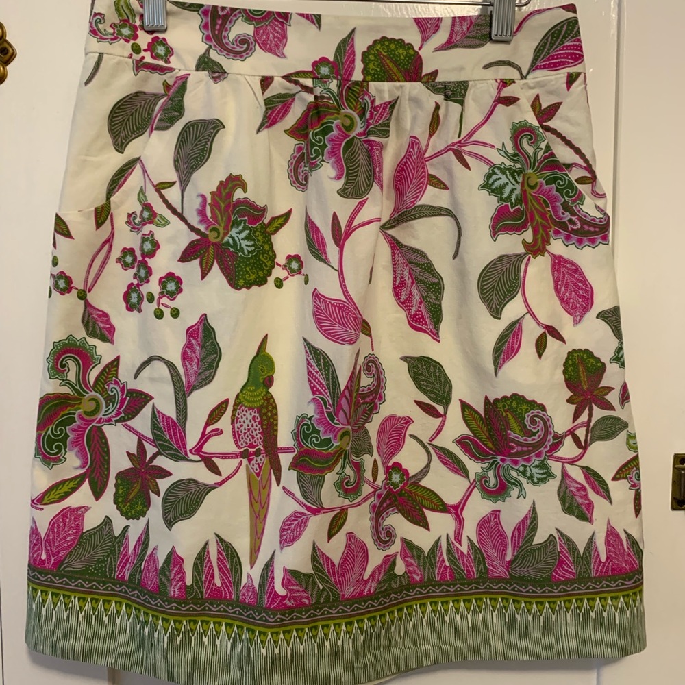 Anthropologie Edmé & Esyllte Botanical Skirt